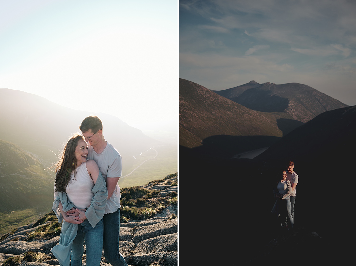 mourne mountains engagement photos