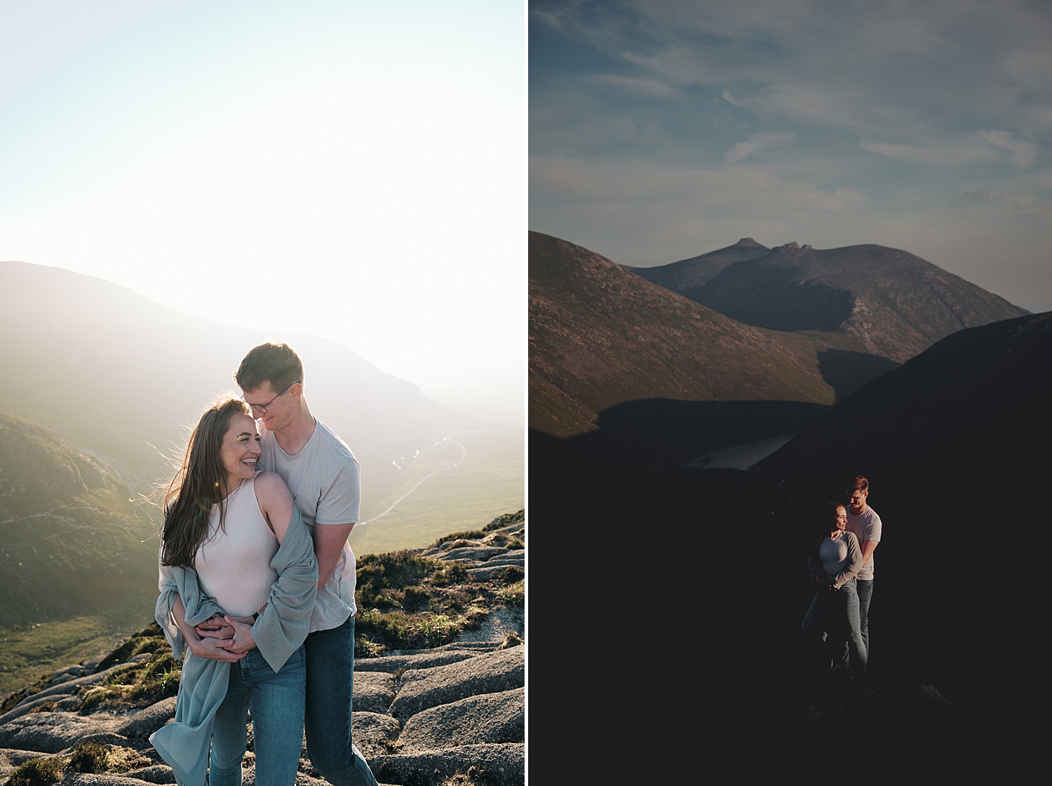 mourne mountains engagement photos