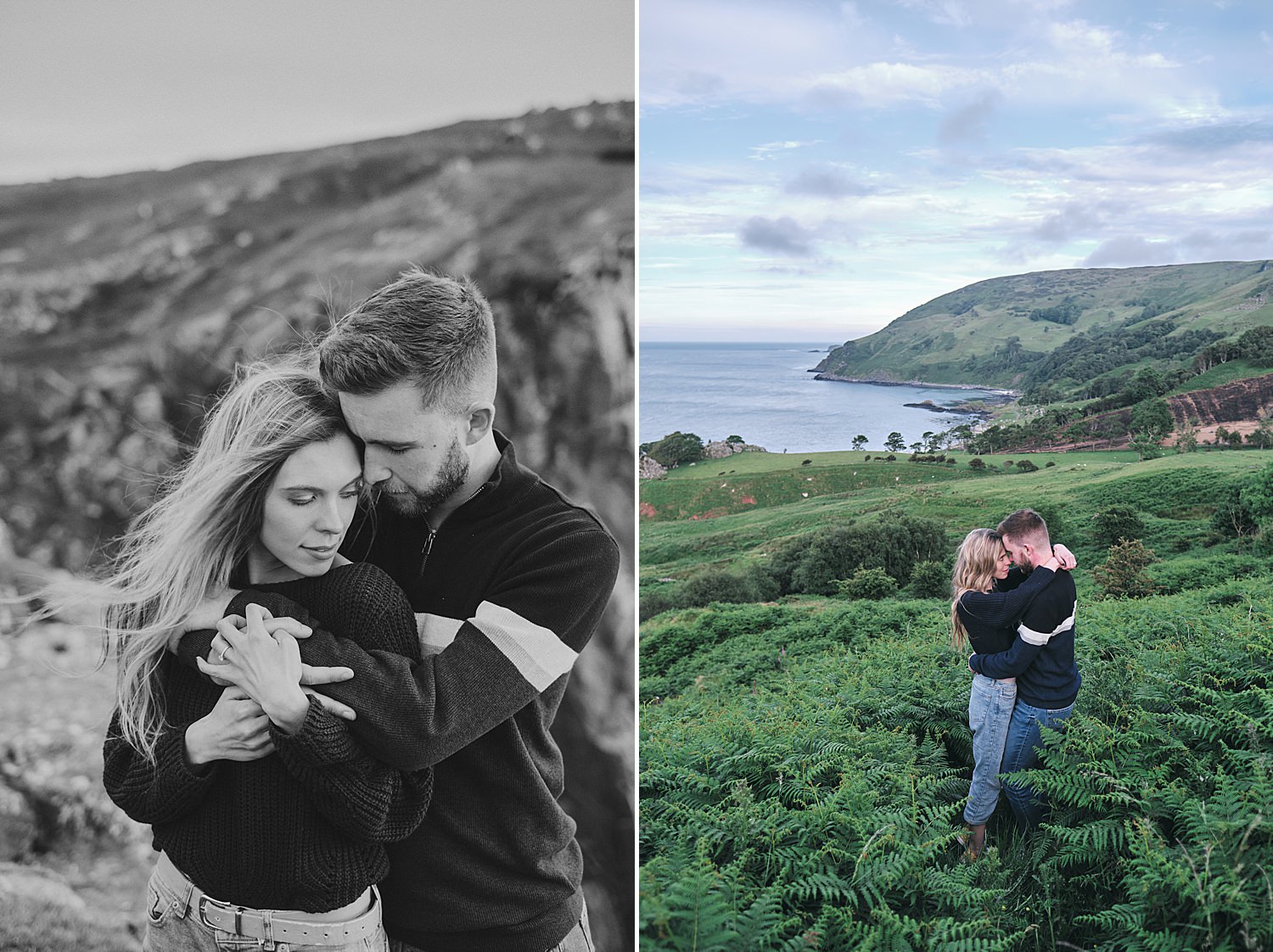 mourne mountains engagement photos