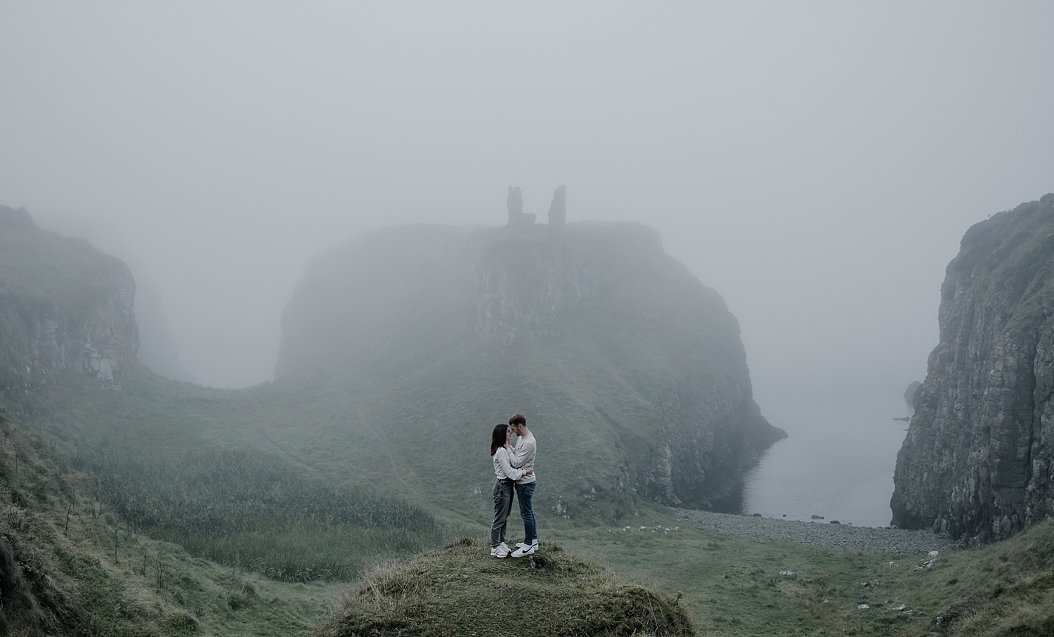 dunseverick castle engagement shoot