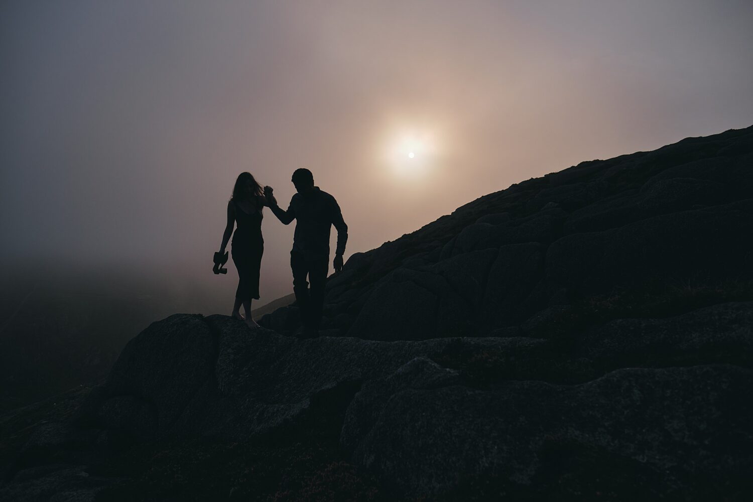 mourne mountains engagement photographer