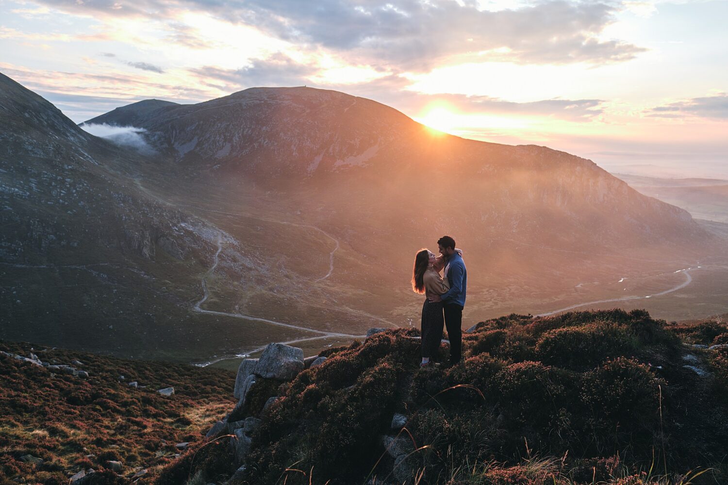 mourne mountains engagement photographer