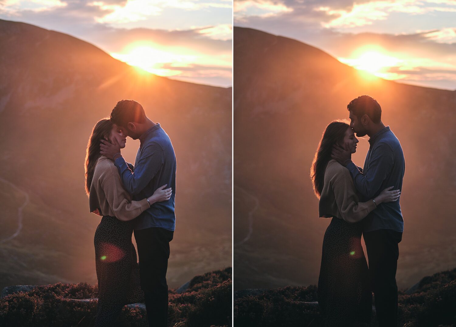 mourne mountains engagement photographer