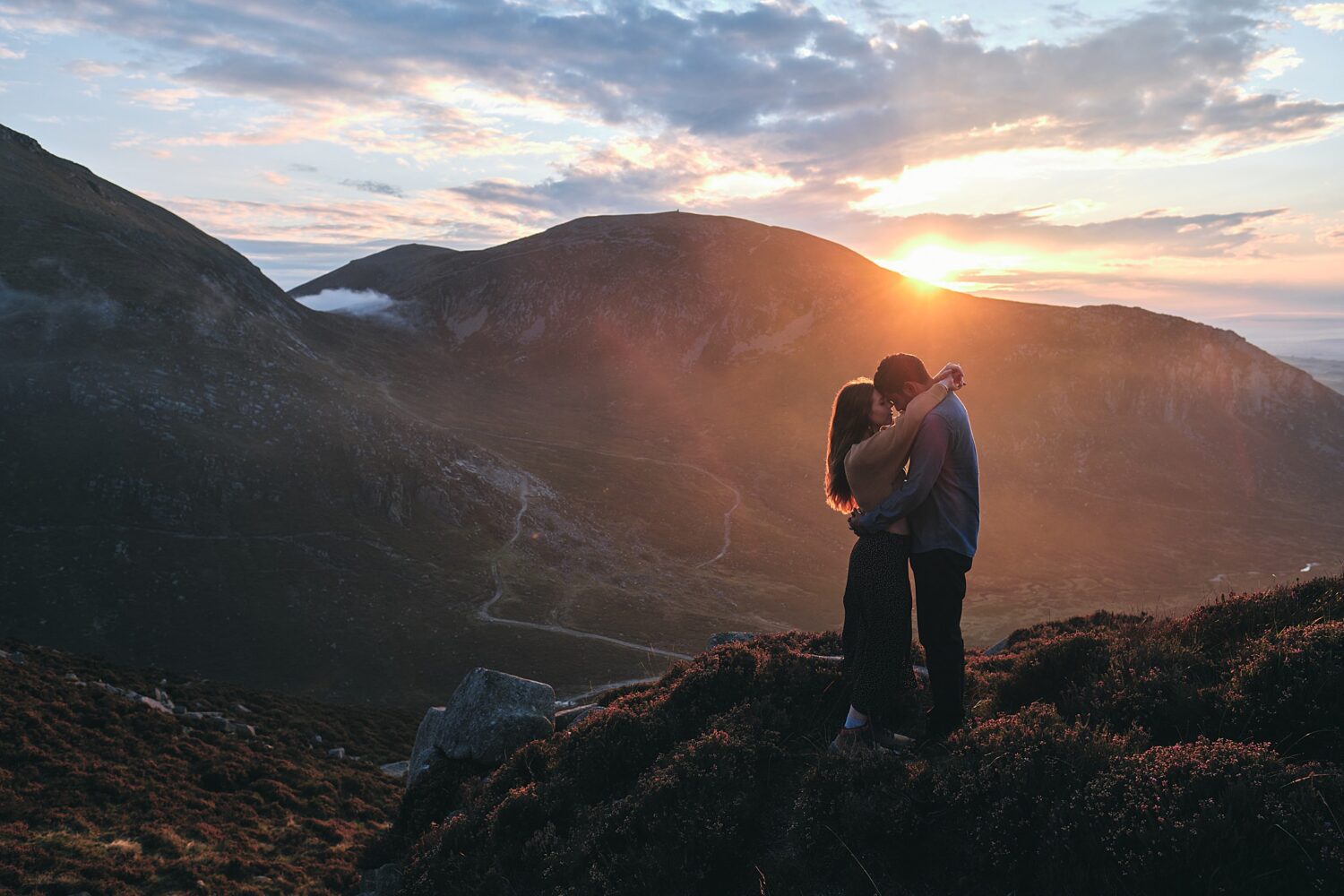 mourne mountains engagement photographer