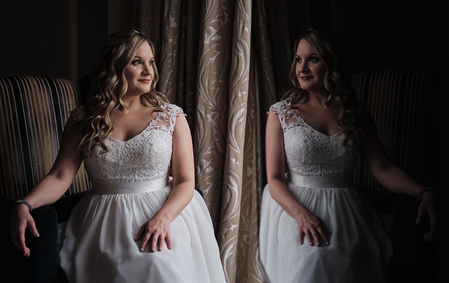 bride during wedding at culloden estate belfast