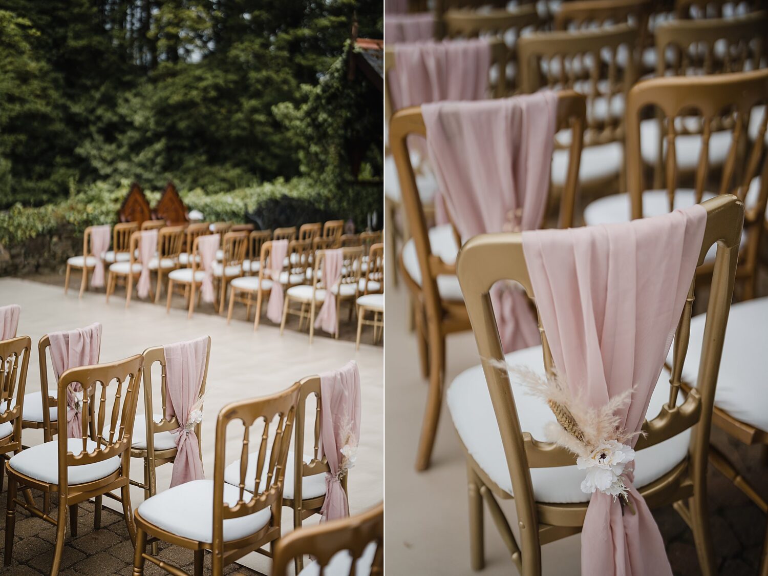 outdoor ceremony at phantom house galgorm